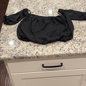 Moving sale! Bebe off the shoulder crop top blouse